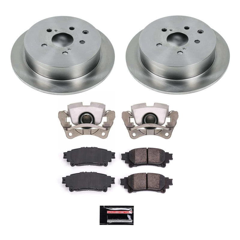 Power Stop 10-15 Lexus RX350 Rear Autospecialty Kit w/Calipers Brake Kits - OE PowerStop