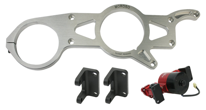 Moroso Ford Small Block Alternator & Vacuum Pump Mount - CSR (Early) Water Pump - 93mm Alternator Brackets Moroso