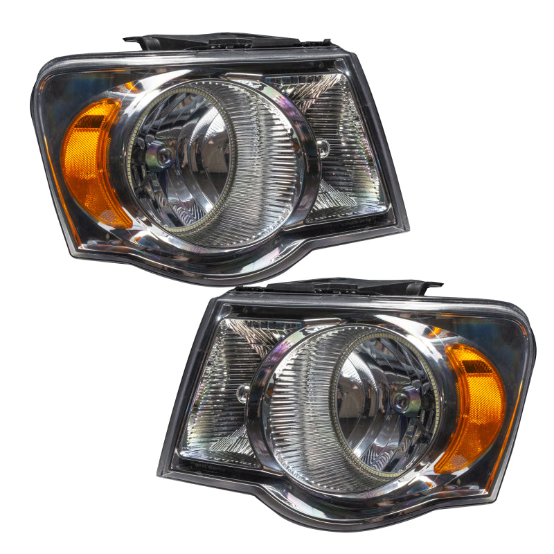 Oracle 07-09 Dodge Durango SMD HL - Chrome - ColorSHIFT w/o Controller Headlights ORACLE Lighting