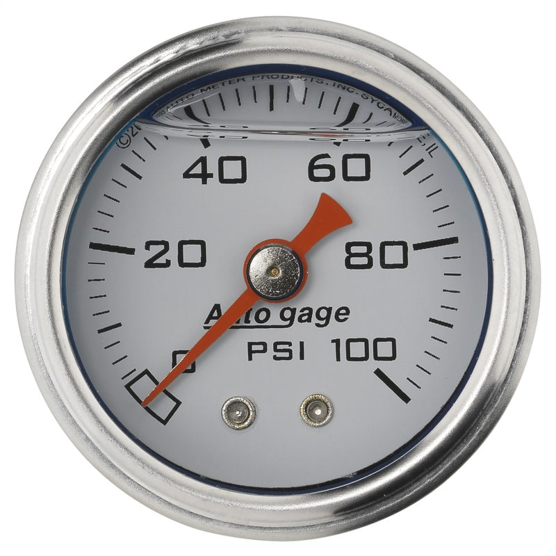 Autometer 1.5 inch Fuel Pressure Gauge 0-100 PSI Gauges AutoMeter