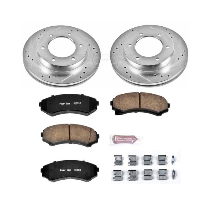 Power Stop 2002 Honda Passport Front Z23 Evolution Sport Brake Kit Brake Kits - Performance D&S PowerStop