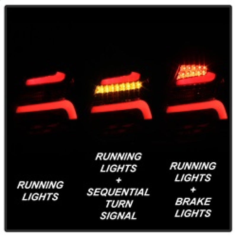 Spyder 12-14 Ford Focus 5DR LED Tail Lights - Black (ALT-YD-FF12-LED-BK) Tail Lights SPYDER