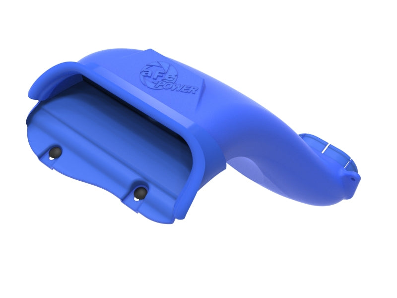 aFe Rapid Induction Dynamic Air Scoop 2021+ Ford F-150V6/V8 - Blue Air Intake Components aFe