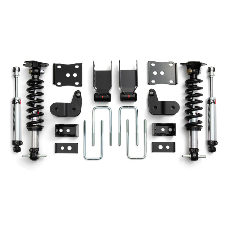 QA1 21-25 Ford F150 2WD Dual Adjustable Lowering Kit (3.5in-5.5in) Lowering Kits QA1
