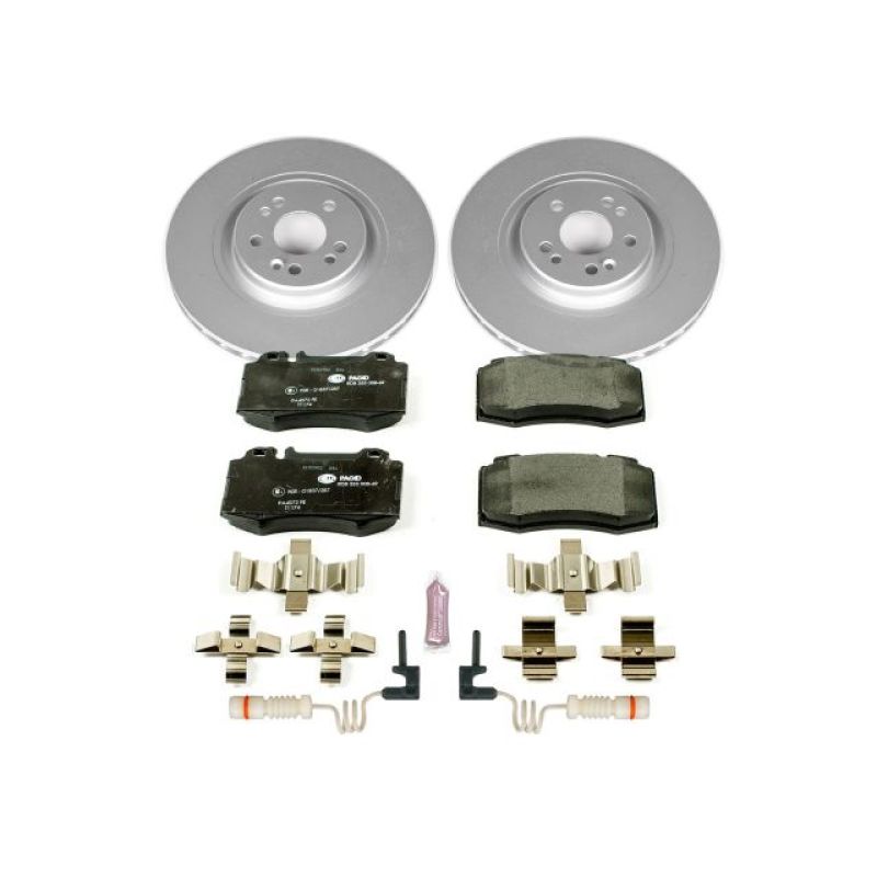 Power Stop 00-03 Mercedes-Benz ML55 AMG Front Euro-Stop Brake Kit Brake Kits - OE PowerStop