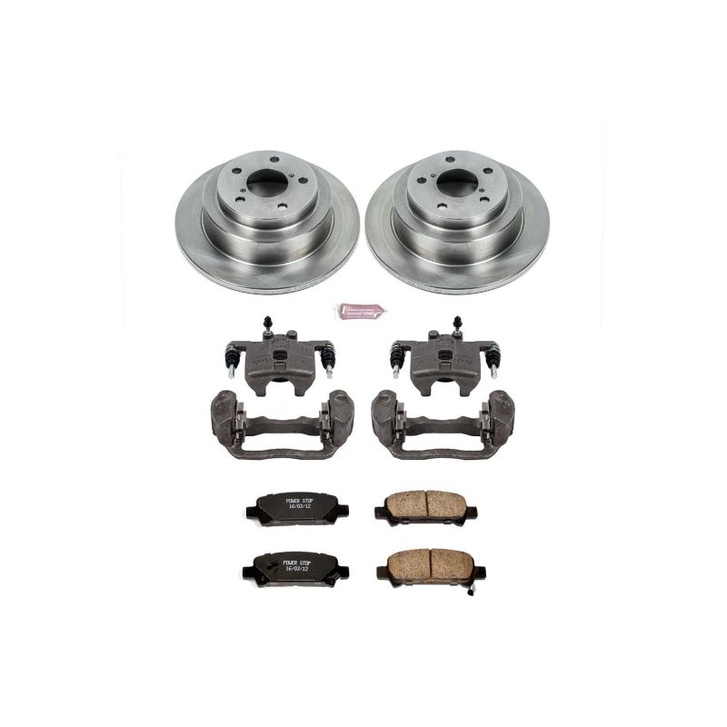 Power Stop 98-03 Subaru Forester Rear Autospecialty Brake Kit w/Calipers Brake Kits - OE PowerStop