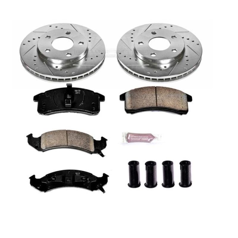 Power Stop 92-93 Buick LeSabre Front Z23 Evolution Sport Brake Kit Brake Kits - Performance D&S PowerStop
