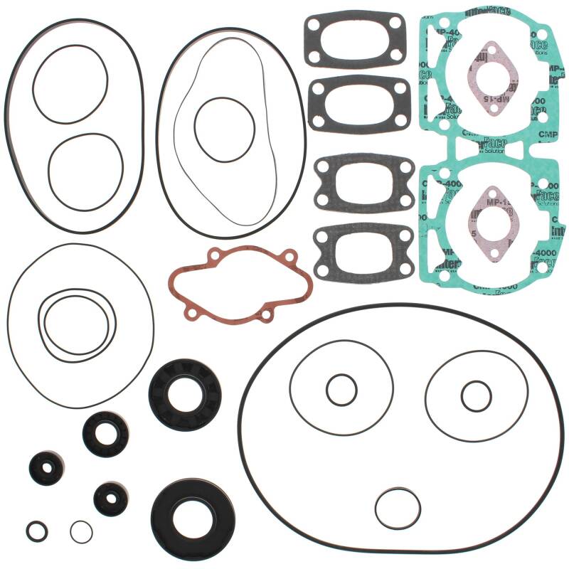 Vertex Gaskets 93-96 Ski-Doo Formula Grand Touring/XTC/SE Complete Gasket Kit w/ Oil Seals Engine Hardware Vertex Pistons
