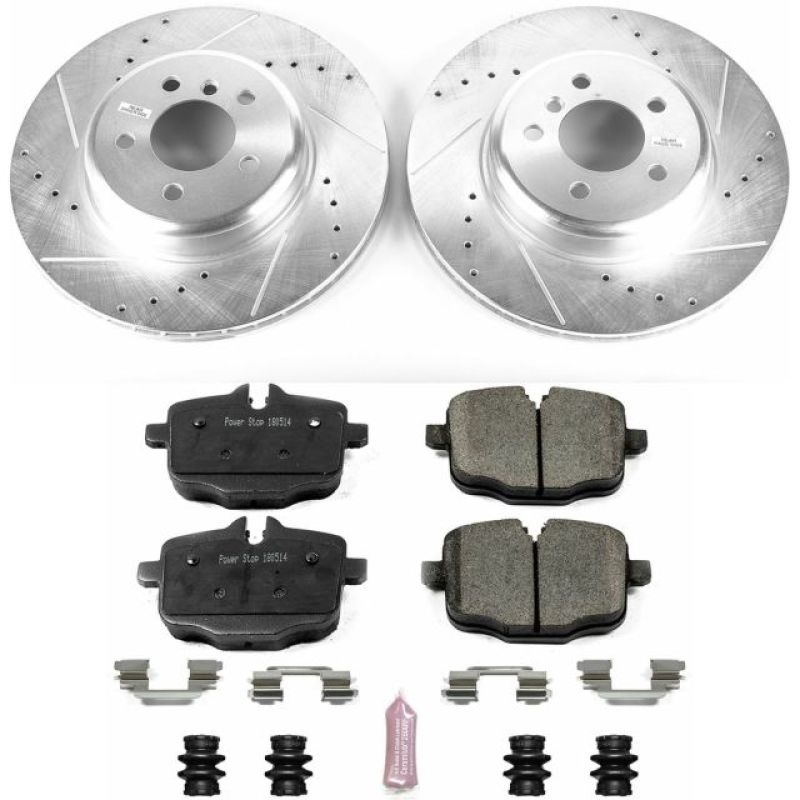 Power Stop 11-16 BMW 550i Rear Z23 Evolution Sport Brake Kit Brake Kits - Performance D&S PowerStop