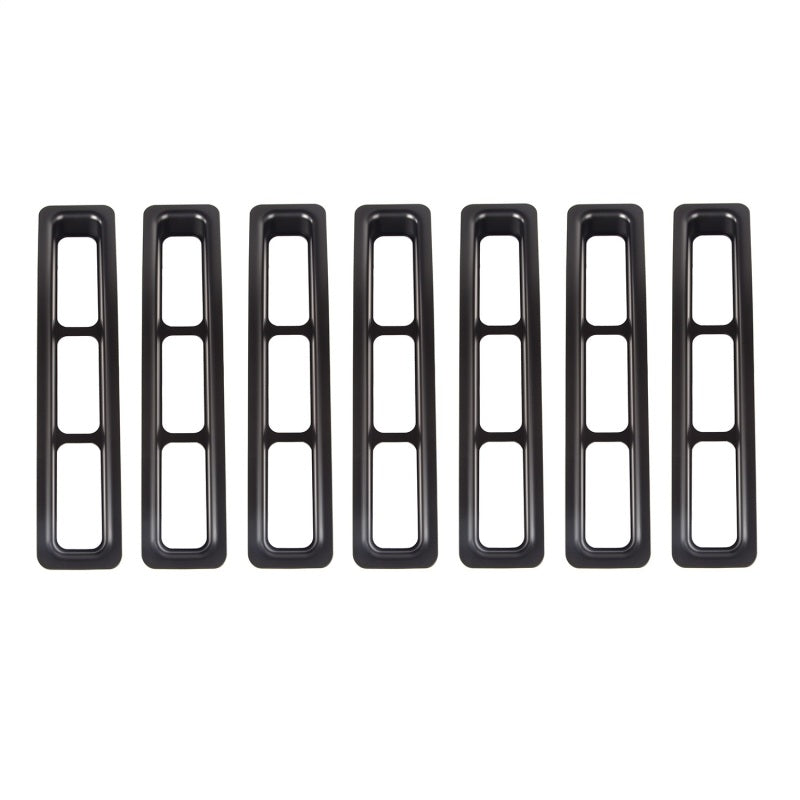 Rugged Ridge Grille Inserts Black 97-06 Jeep Wrangler Grilles Rugged Ridge