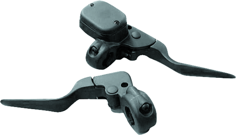 Bikers Choice Black 9/16 Bore Custom Handlebar Control Kit 1 Inch Bar Cable Clutch No Switches Handlebars Bikers Choice