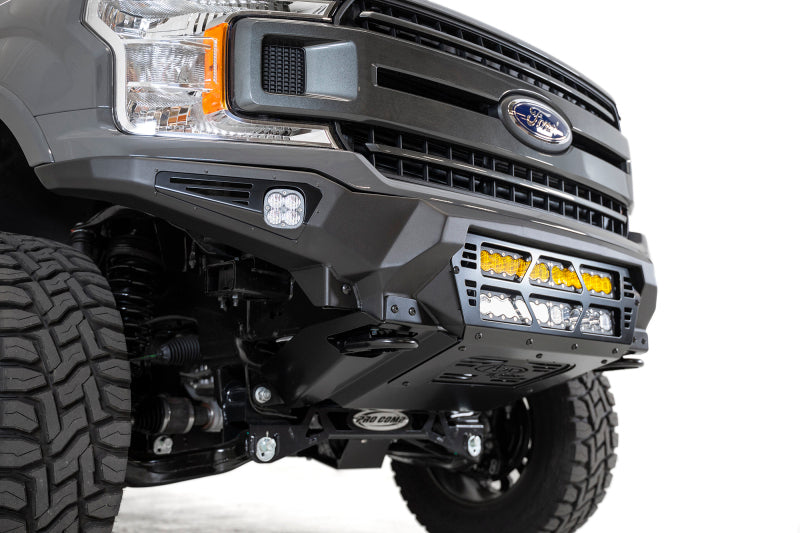 Addictive Desert Designs 18-20 Ford F-150 Bomber Front Bumper w/ Dual 20IN LED Mounts Bumpers - Steel Addictive Desert Designs