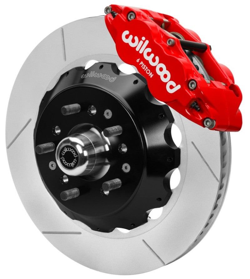 Wilwood 70-81 FBody/75-79 A&XBody FNSL6R Frt BBK 14in Rtr Red Calipers Use w/ Pro Drop Spindle Big Brake Kits Wilwood