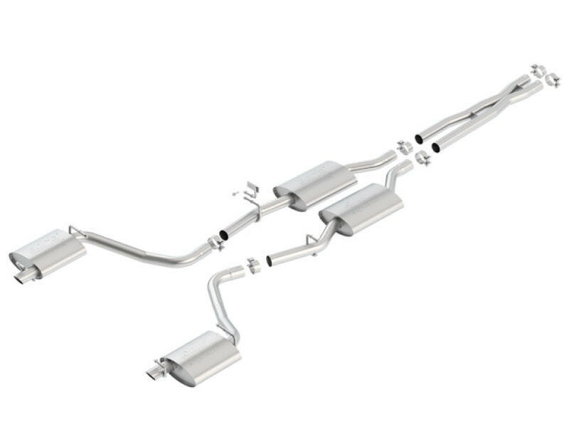 Borla 15-16 Dodge Charger 3.6L V6 ATAK Cat Back Exhaust (Uses Factory Valence) Catback Borla