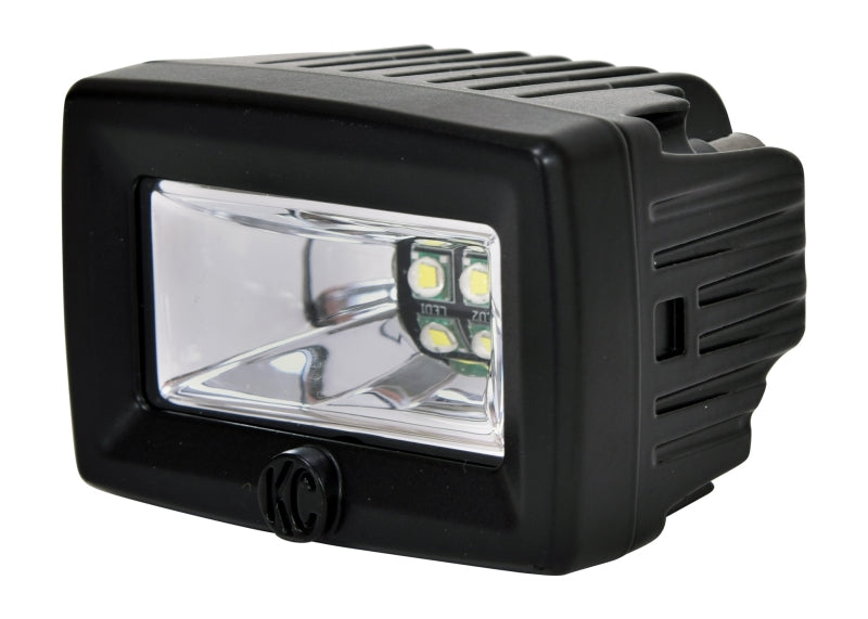 KC HiLiTES C-Series C2 LED 2in. Backup Area Flood Light 20w (Single) - Black Light Bars & Cubes KC HiLiTES