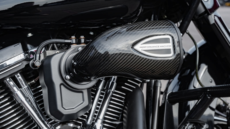 Performance Machine 17-23 Touring, 18-24 107/114/117 CI Softail C4 Series Air Cleaner - CF/Black Ops Air Filters - Direct Fit Performance Machine