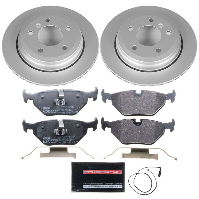 Power Stop 01-05 BMW 325xi Rear Euro-Stop Brake Kit Brake Kits - OE PowerStop