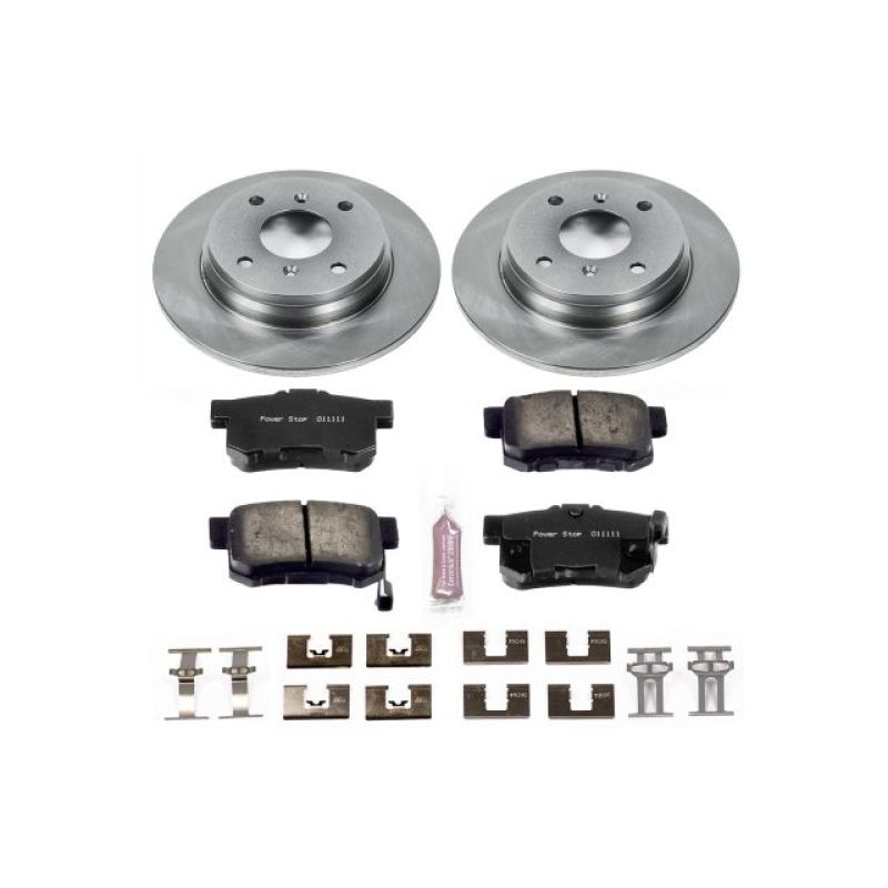 Power Stop 92-96 Honda Prelude Rear Autospecialty Brake Kit Brake Kits - OE PowerStop