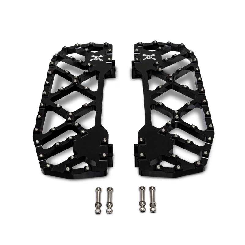 Burly Brand H-D MX- Evolution Floorboards - Black Footpegs Burly Brand