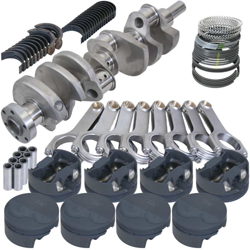 Eagle Ford 302 TW Heads 3.400in Crank 5.400in H-Beam -6cc Flat Top 4.040in Pistons Rotating Assembly Rotating Assemblies Eagle