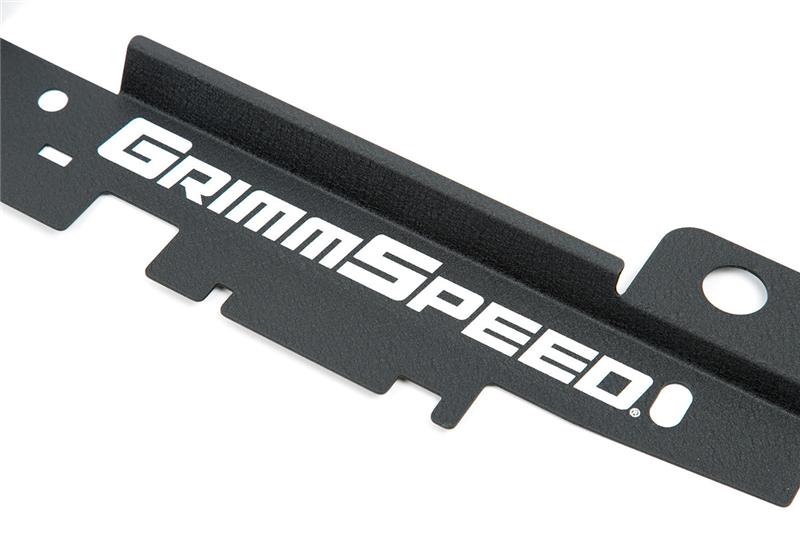 GrimmSpeed 05-09 Subaru Legacy/Outback Radiator Shroud w/Tool Tray - Textured Black Radiator Shrouds GrimmSpeed