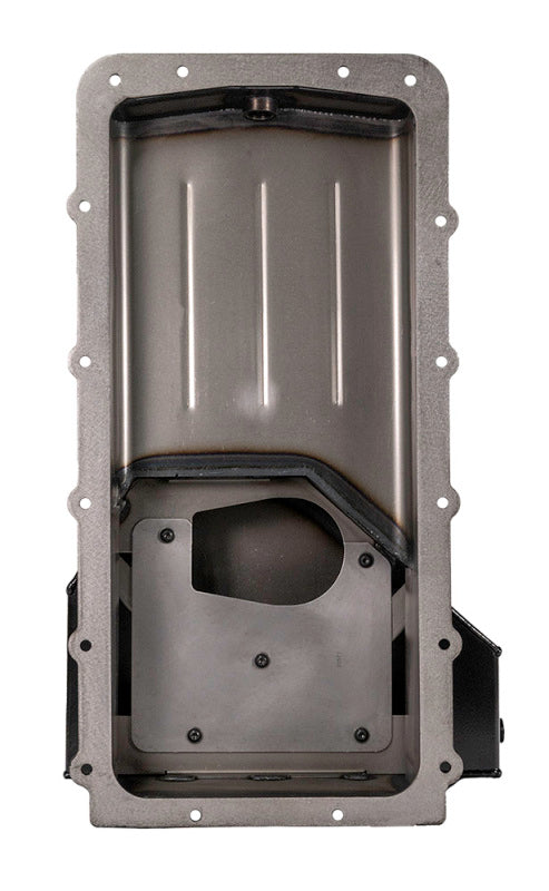 Moroso Ford 5.0 Coyote (w/Rear Sump) Road Race Baffled Wet Sump 9qt 6-5/8in Steel Oil Pan Oil Pans Moroso