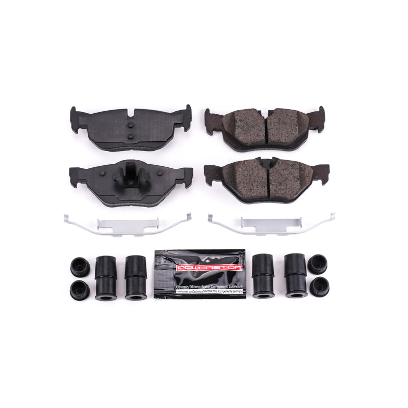Power Stop 08-13 BMW 128i Rear Z23 Evolution Sport Brake Pads w/Hardware Brake Pads - Performance PowerStop