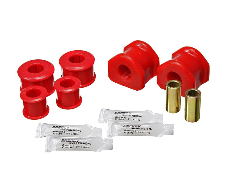 Energy Suspension 11-14 Ford Mustang Front Sway Bar Bushing Set 22mm - Red Bushing Kits Energy Suspension