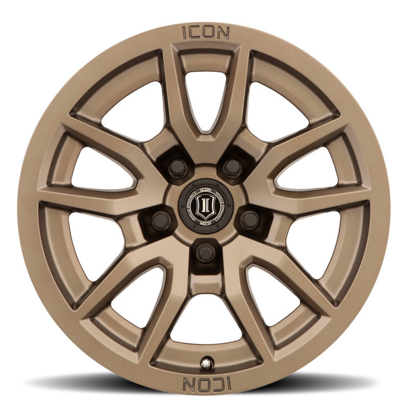 ICON Vector 5 17x8.5 5x150 25mm Offset 5.75in BS 110.1mm Bore Bronze Wheel Wheels - Cast ICON