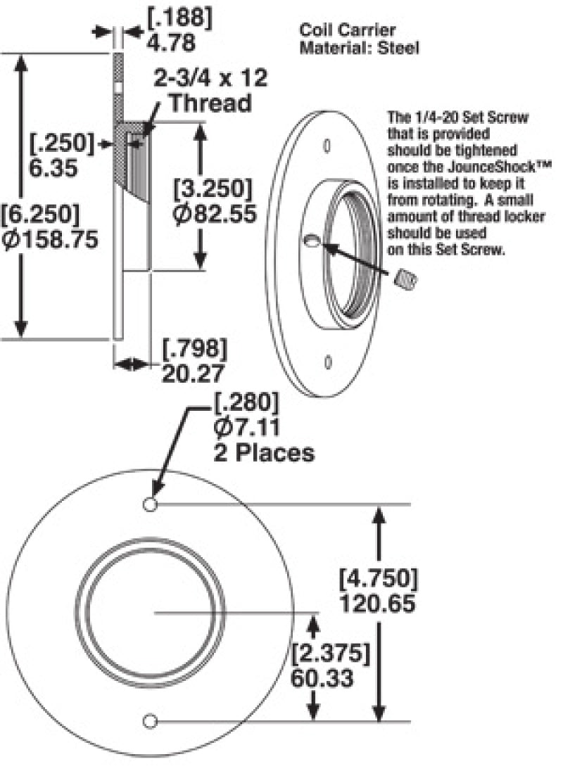 SPC Performance END MOUNT & ADAPTOR ASSY Bump Stops SPC Performance