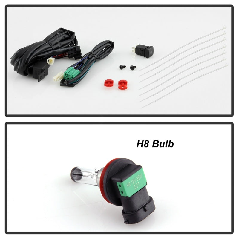 Spyder 19-21 Toyota RAV4 OEM Style Fog Light w/ OEM Switch - Clear FL-TRAV419-C Fog Lights SPYDER