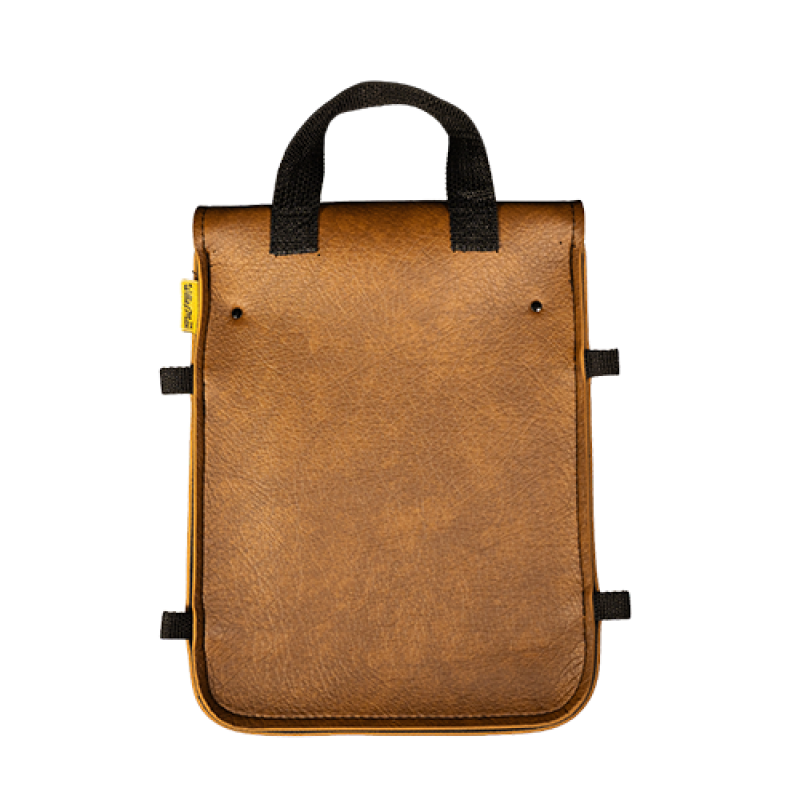 Willie & Max Universal Brass Monkey Sissy Bar Bag (8 in L x 10 in W x 4.5 in H) - Warm Brown Bags - Bike Bags Willie & Max