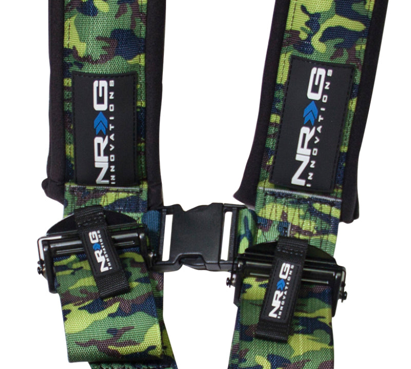 NRG SFI 16.1 5pt 3in. Seat Belt Harness/ Latch Link - Camo Seat Belts & Harnesses NRG