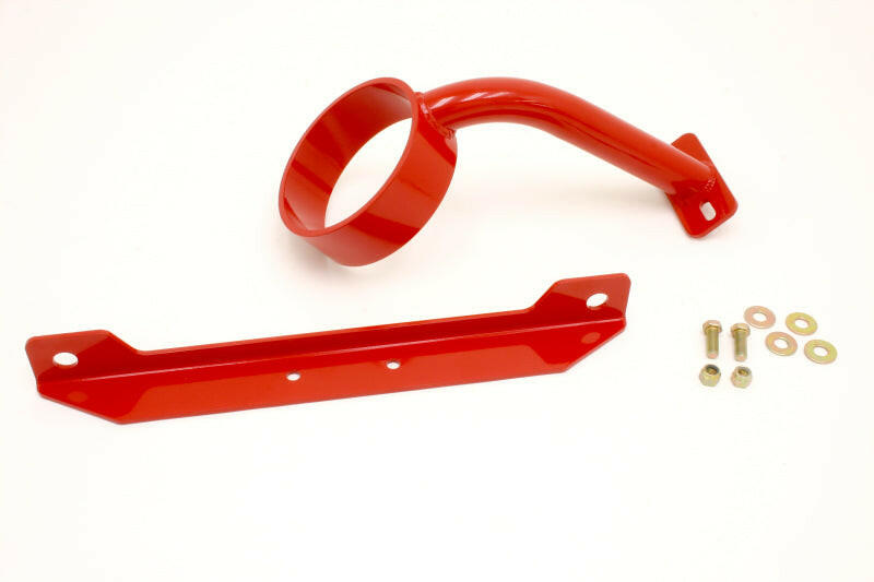 BMR 05-10 S197 Mustang Front Driveshaft Safety Loop - Red Driveshaft Loops BMR Suspension