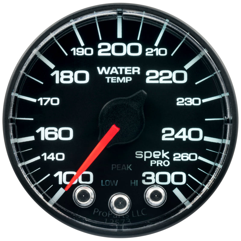 Autometer Spek-Pro 52.4mm 100-300 Deg F Digital Stepper Motor Water Temp Gauge Gauges AutoMeter