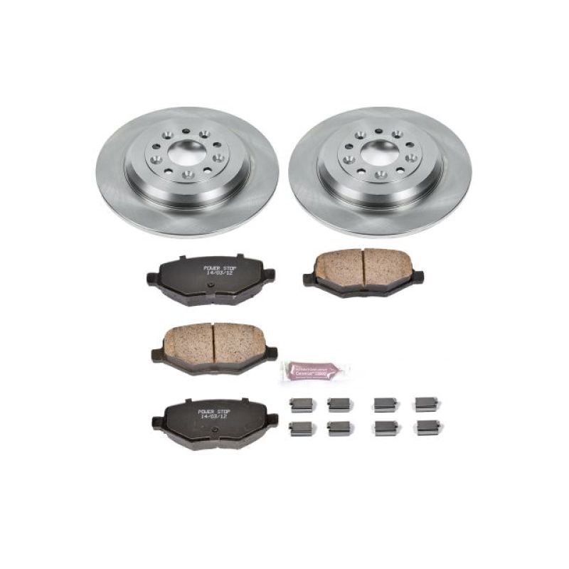 Power Stop 11-15 Ford Edge Rear Autospecialty Brake Kit Brake Kits - OE PowerStop