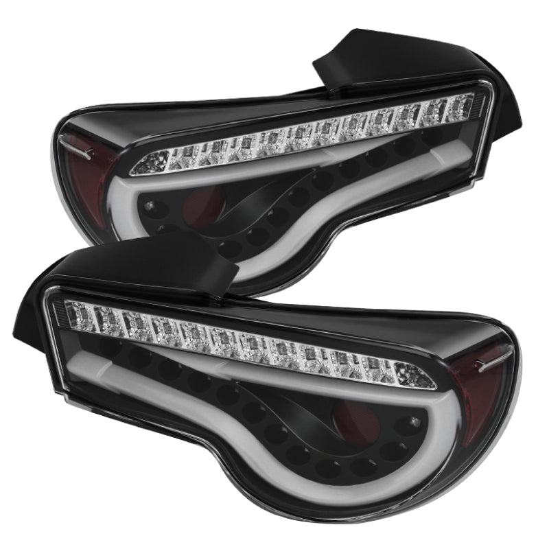 Spyder Scion FRS 12-14/Subaru BRZ 12-14 Light Bar LED Tail Lights Black ALT-YD-SFRS12-LBLED-BK Tail Lights SPYDER
