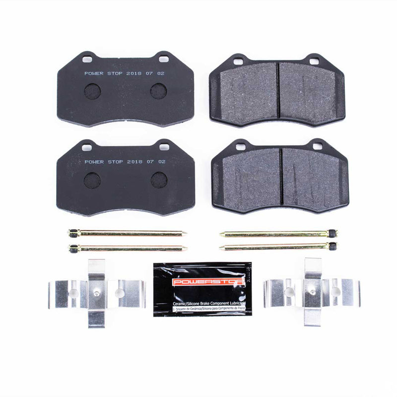 Power Stop 17-18 Fiat 124 Spider Front Track Day SPEC Brake Pads Brake Pads - Racing PowerStop