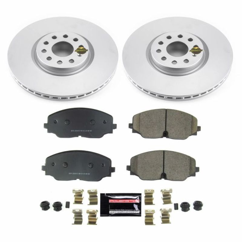 Power Stop 18-19 Volkswagen Atlas Front Z23 Evolution Sport Coated Brake Kit Brake Kits - Performance D&S PowerStop