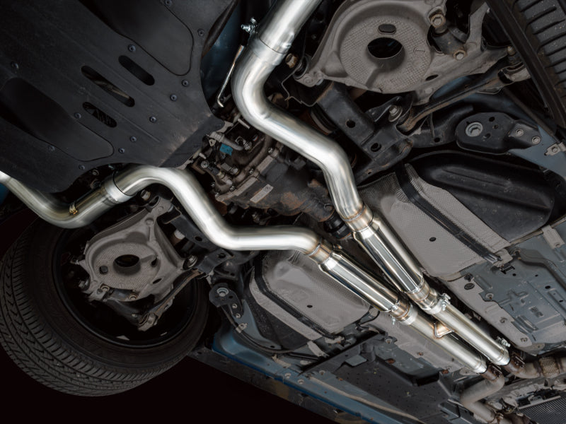 AWE Tuning 21-23 Ford Mustang Mach 1 SwitchPath Cat-Back Exhaust w/ Quad Chrome Silver Tips Catback AWE Tuning