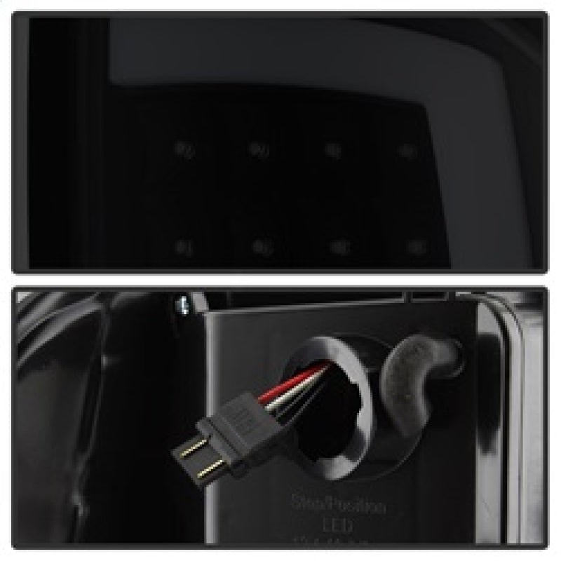 xTune 07-13 GMC Sierra 1500 LED Tail Lights - Black Smoke (ALT-ON-GS07-G2-LED-BSM) Tail Lights SPYDER