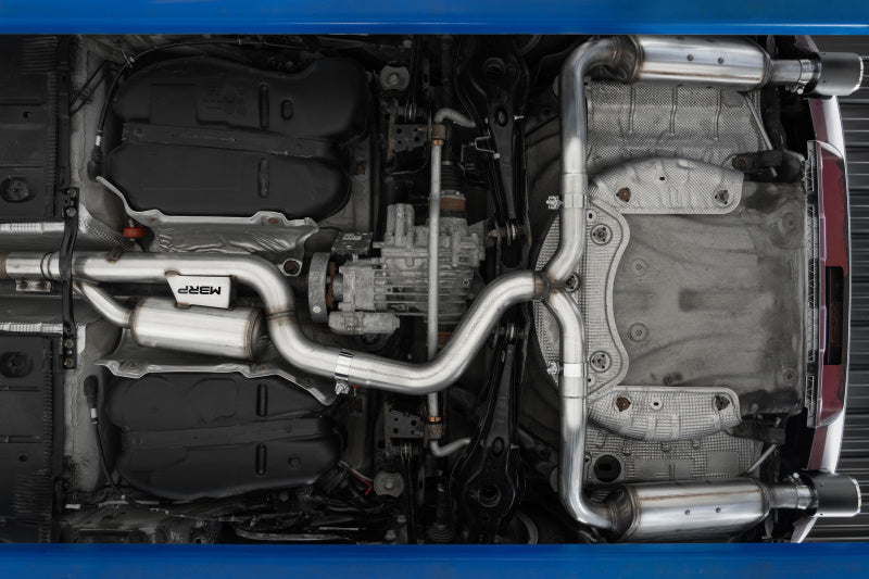 MBRP 17-19 VW Golf Sportwagen/Alltrack 1.8T T304SS 3in Cat-Back 2.5in Dual Split Rear w/ SS Tips Catback MBRP