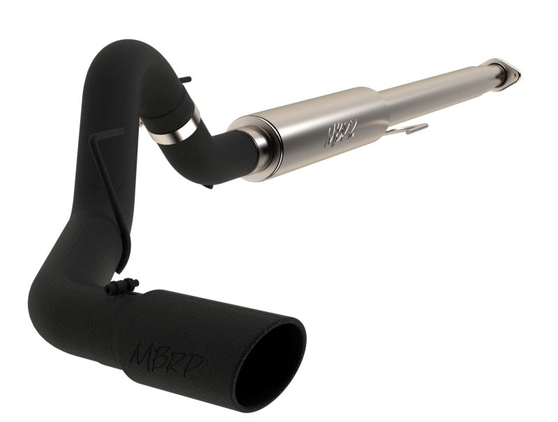 MBRP 2015 Ford F-150 2.7L / 3.5L EcoBoost 4in Cat Back Single Side Black Exhaust System Catback MBRP