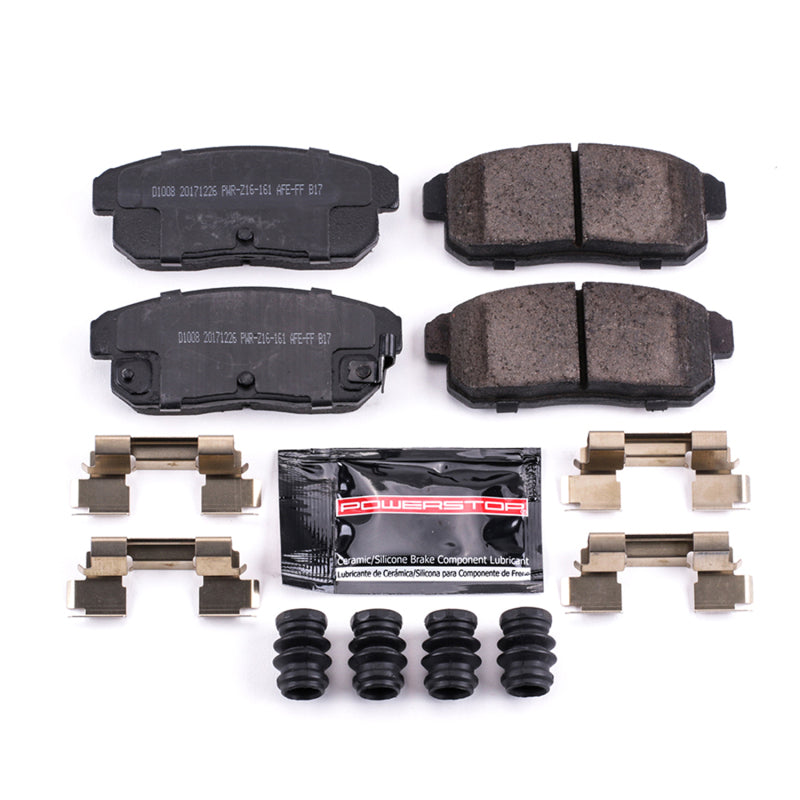Power Stop 04-11 Mazda RX-8 Rear Z23 Evolution Sport Brake Pads w/Hardware Brake Pads - Performance PowerStop