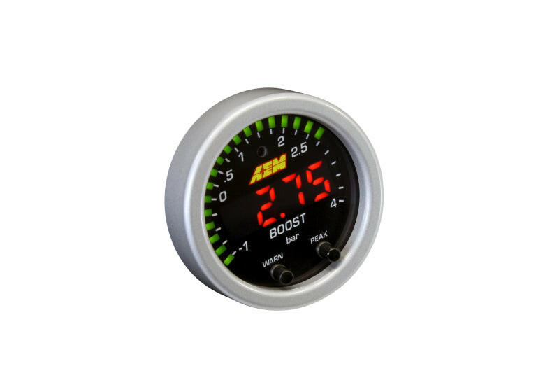 AEM X-Series Boost Pressure -30inHg 60psi Gauge Kit Gauges AEM