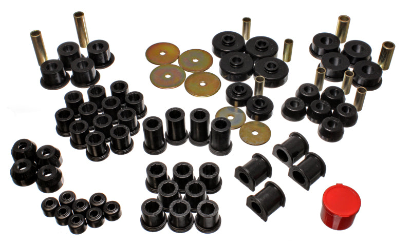 Energy Suspension 79-85 Toyota 4WD Pickup (Except T-100 & Tundra) Black Hyper-Flex Master Bushing S Bushings - Full Vehicle Kits Energy Suspension