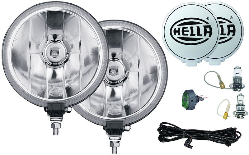 Hella 500FF 12V/55W Halogen Driving Lamp Kit Driving Lights Hella