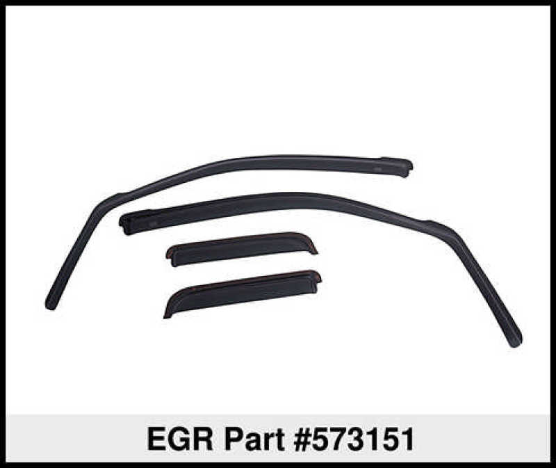 EGR 00+ Ford Excursion In-Channel Window Visors - Set of 4 (573151) Wind Deflectors EGR