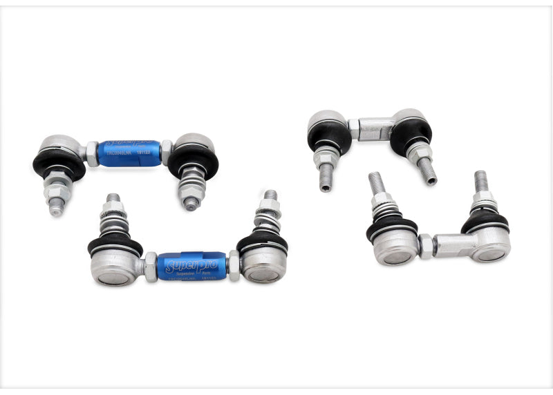 SuperPro 1993 Toyota Supra SuperPro HD Adjustable End Link Set (TRC1035 + TRC1045) Sway Bar Endlinks Superpro