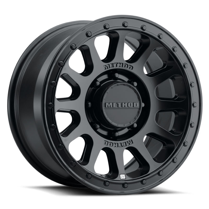 Method MR709 HD Bead Grip 18x 9in / ET12 / 8x180 BP / 124.1mm Bore - Black Wheel Wheels - Cast Method Wheels